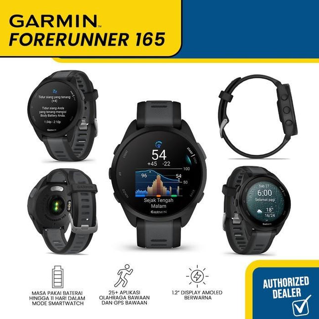 Garmin Forerunner 165 Garansi Resmi TAM