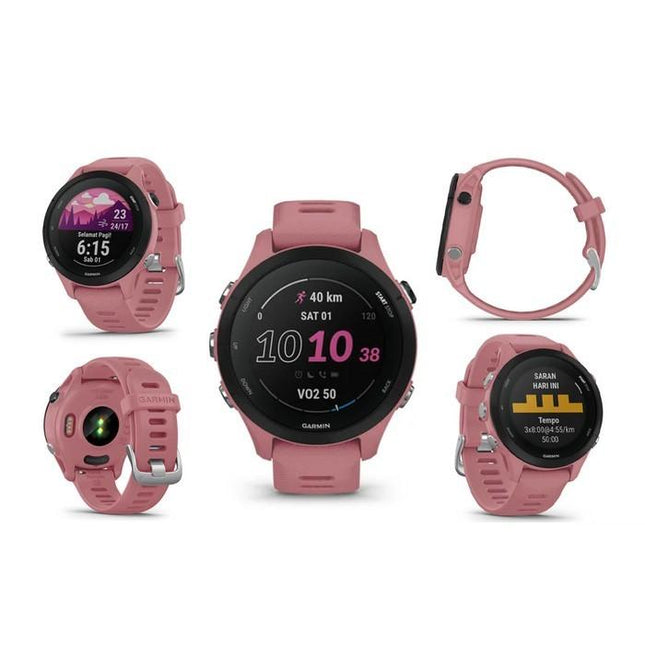 Garmin Forerunner 255s - Garansi Resmi TAM 2 Tahun - Powder Gray